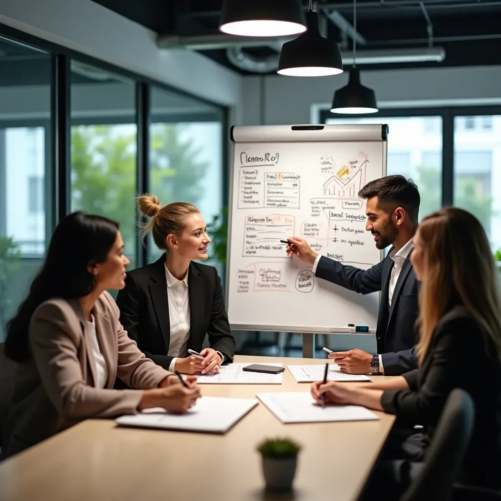 Modern office workspace